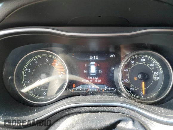 2019 Jeep Cherokee Limited with VIN 1C4PJLDN5KD119967, listed as a Copart auction lot 73510504 with 58,863 mi miles and Salvage Title. Bid and sale history available at DreamBid. Image 9.
