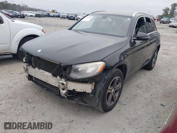 2016 Mercedes-Benz GLC with VIN WDC0G4JB6GF089397, listed as a IAAI auction lot 41505988 with 182,447 mi miles. Bid and sale history available at carsss.com. Image 2.