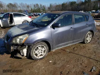 2009 Pontiac Vibe w/1SB with VIN 5Y2SP67039Z412595, listed as a Copart auction lot 46544905 with NaN miles and Salvage Title. Bid and sale history available at carsss.com. Image 1.