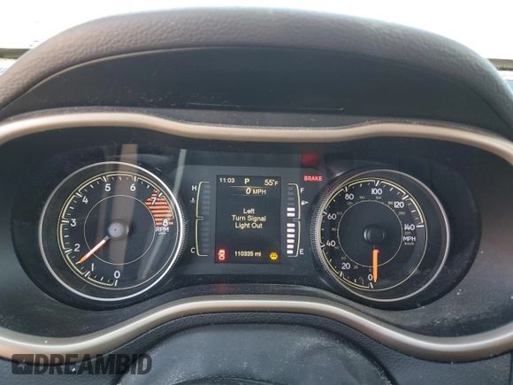 2017 Jeep Cherokee Sport z VIN 1C4PJLAS5HW585812, wystawiony jako Copart lot #76352524 z przebiegiem 110 335 mil mil oraz Szkoda całkowita • Salvage title. Historia ofert i sprzedaży dostępna na DreamBid. Obrazek 9.