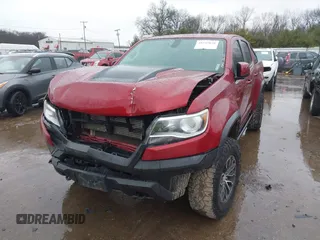2018 Chevrolet Colorado 4WD ZR2 with VIN 1GCPTEE16J1138755, listed as a IAAI auction lot 41215626 with 118,661 mi miles. Bid and sale history available at carsss.com. Image 2.