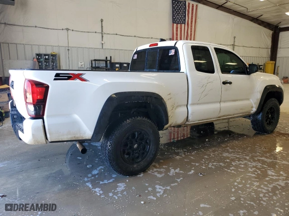 2022 Toyota Tacoma 2WD SR with VIN 3TYRX5GNXNT067084, listed as a Copart auction lot 48660555 with 76,862 mi miles and Clean Title. Bid and sale history available at carsss.com. Image 3.