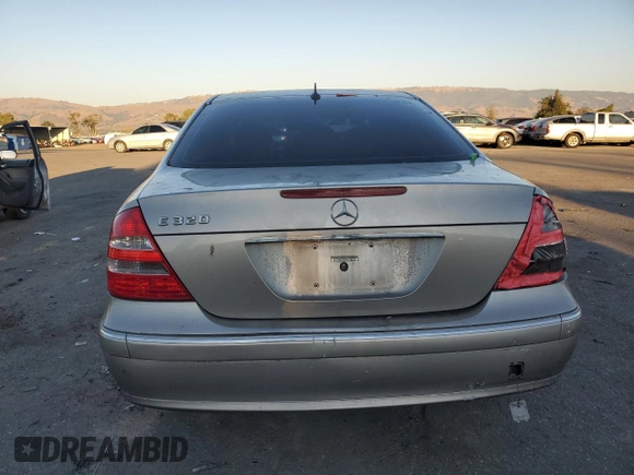 2005 Mercedes-Benz E-Class 3.2L with VIN WDBUF65J95A712625, listed as a Copart auction lot 82050834 with 327,844 mi miles and Salvage Title. Bid and sale history available at carsss.com. Image 6.