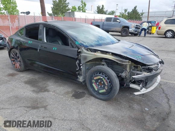 2019 Tesla Model 3 Mid Range with VIN 5YJ3E1EA3KF415601, listed as a IAAI auction lot 42125393 with 150,220 mi miles and . Bid and sale history available at carsss.com. Image 1.