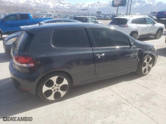 2011 Volkswagen GTI w/Sunroof with VIN WVWEV7AJXBW025463, listed as a Copart auction lot 47198585 with 105,830 mi miles and Salvage Title. Bid and sale history available at carsss.com. Image 3.