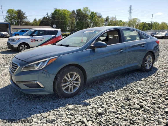 2015 Hyundai Sonata 2.4L SE with VIN 5NPE24AF6FH256522, listed as a Copart auction lot 53646515 with 109,761 mi miles and Clean Title. Bid and sale history available at carsss.com. Image 1.