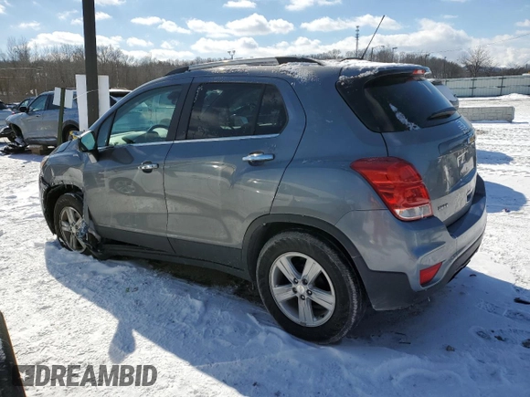 2020 Chevrolet Trax LT with VIN 3GNCJLSB3LL321930, listed as a Copart auction lot 46072075 with 25,620 mi miles and Salvage Title. Bid and sale history available at DreamBid. Image 2.