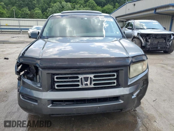 2008 Honda Ridgeline RTL z VIN 2HJYK16528H529507, wystawiony jako Copart lot #60049855 z przebiegiem 173 863 mil mil oraz Szkoda całkowita • Salvage title. Historia ofert i sprzedaży dostępna na DreamBid. Obrazek 5.