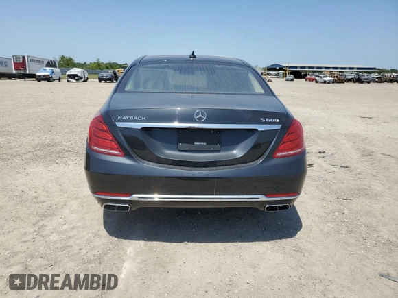 2016 Mercedes-Benz S with VIN WDDUX7GB6GA247398, listed as a Copart auction lot 52776565 with Not Provided miles and Salvage Title. Bid and sale history available at DreamBid. Image 6.
