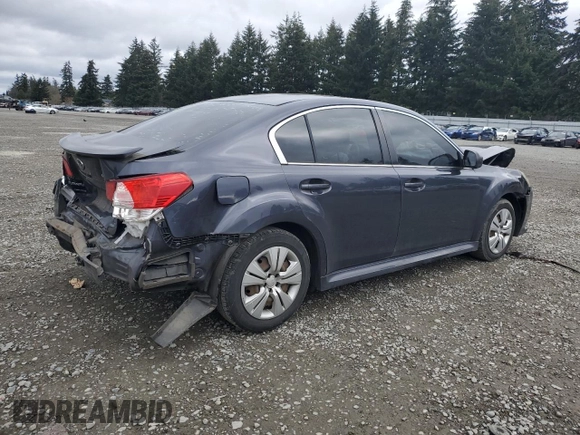 2013 Subaru Legacy 2.5i with VIN 4S3BMAA62D1009367, listed as a Copart auction lot 47568185 with 95,123 mi miles and Salvage title. Bid and sale history available at DreamBid. Image 3.