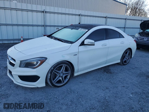 2015 Mercedes-Benz CLA 250 with VIN WDDSJ4EB5FN165731, listed as a Copart auction lot 38870284 with 100,739 mi miles and . Bid and sale history available at DreamBid. Image 1.