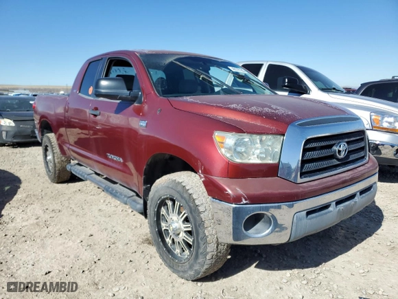 2007 Toyota Tundra SR5 with VIN 5TBBT541X7S458032, listed as a Copart auction lot 46578185 with 225,002 mi miles and Clean Title. Bid and sale history available at carsss.com. Image 4.