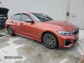 2022 BMW 3 Series M340i with VIN 3MW5U7J04N8C25002, listed as a Copart auction lot 86697464 with 0 mi miles and Salvage Title. Bid and sale history available at carsss.com. Image 4.