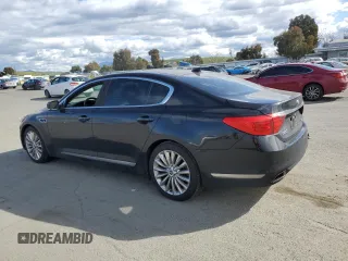 2015 Kia K900 Luxury with VIN KNALW4D47F6022807, listed as a Copart auction lot 47350225 with 84,669 mi miles and Salvage Title. Bid and sale history available at carsss.com. Image 2.