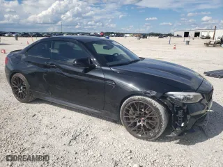 2021 BMW M2 Competition with VIN WBS2U7C0XM7G66051, listed as a Copart auction lot 69102004 with 13,718 mi miles and Salvage Title. Bid and sale history available at carsss.com. Image 4.