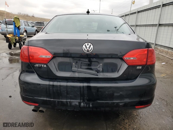 2014 Volkswagen Jetta Sedan SE w/Connectivity/Sunroof PZEV with VIN 3VWD17AJ3EM423333, listed as a Copart auction lot 47789635 with 159,162 mi miles and Clean Title. Bid and sale history available at carsss.com. Image 6.