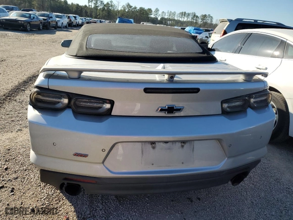 2019 Chevrolet Camaro 2SS with VIN 1G1FH3D70K0126155, listed as a Copart auction lot 44976985 with 129,202 mi miles and Salvage Title. Bid and sale history available at carsss.com. Image 6.