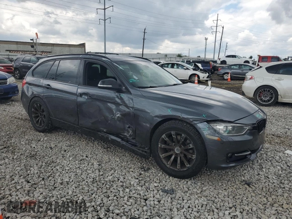 2014 BMW 3 Series 328d xDrive with VIN WBA3K5C59EKT33205, listed as a Copart auction lot 65216574 with 202,927 mi miles and Salvage title. Bid and sale history available at DreamBid. Image 4.