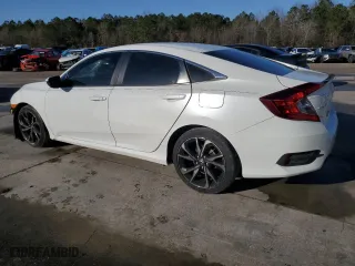 2021 Honda Civic Sedan Sport with VIN 19XFC2F85ME000096, listed as a Copart auction lot 43478245 with 49,890 mi miles and Clean Title. Bid and sale history available at carsss.com. Image 2.
