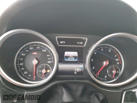 2017 Mercedes-Benz GLE 350 with VIN 4JGDA5JB7HA938252, listed as a Copart auction lot 63116305 with 47,775 mi miles and Salvage title. Bid and sale history available at DreamBid. Image 9.