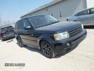 2009 Land Rover Range Rover Sport HSE with VIN SALSK254X9A206839, listed as a IAAI auction lot 41802447 with 154,679 mi miles. Bid and sale history available at carsss.com. Image 1.