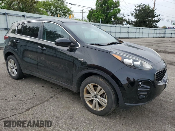 2017 Kia Sportage LX with VIN KNDPMCAC9H7195371, listed as a Copart auction lot 55779495 with 178,060 mi miles and Clean Title. Bid and sale history available at DreamBid. Image 4.
