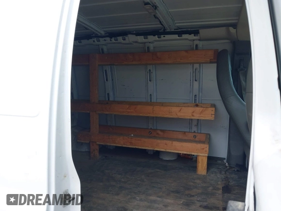2020 Chevrolet Express Cargo with VIN 1GCWGAFGXL1232667, listed as a IAAI auction lot 42682111 with 90,751 mi miles and . Bid and sale history available at DreamBid. Image 8.