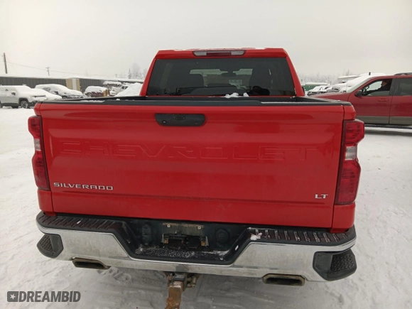 2019 Chevrolet Silverado 1500 LT with VIN 3GCUYDED8KG132130, listed as a Copart auction lot 43818385 with 104,779 mi miles and Salvage Title. Bid and sale history available at carsss.com. Image 6.