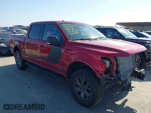 2017 Ford F-150 XL with VIN 1FTEW1EF5HFB09666, listed as a IAAI auction lot 41697476 with 180,676 mi miles. Bid and sale history available at carsss.com. Image 1.