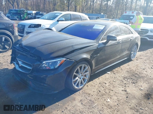 2017 Mercedes-Benz CLS 63 S AMG with VIN WDDLJ7GB3HA193976, listed as a IAAI auction lot 42059554 with 99,356 mi miles and . Bid and sale history available at DreamBid. Image 2.