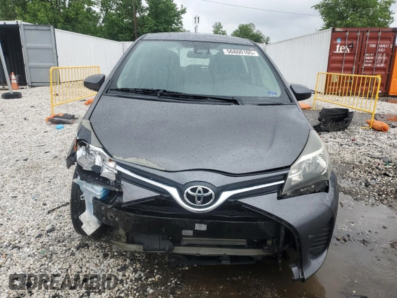 2017 Toyota Yaris L with VIN VNKKTUD30HA079209, listed as a Copart auction lot 56860105 with 104,742 mi miles and Salvage title. Bid and sale history available at DreamBid. Image 5.