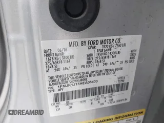 2017 Ford Expedition Max XLT с VIN 1FMJK1JT5HEA06433, выставлен на аукционе IAAI как лот 41713722 с пробегом 96 795 миль миль и . История ставок и продаж доступна на DreamBid. Изображение 9.