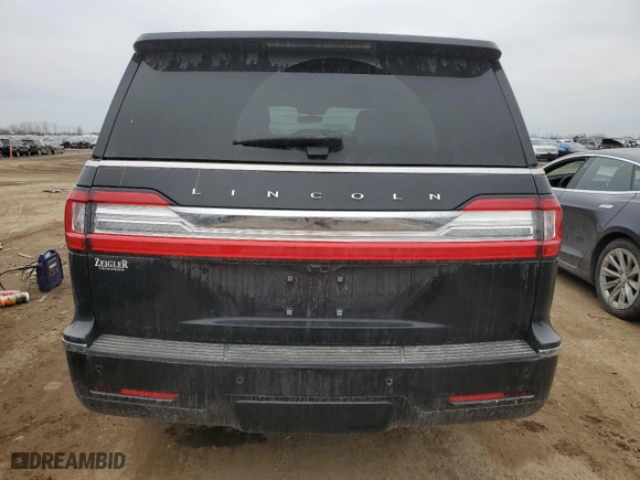 2020 Lincoln Navigator Reserve with VIN 5LMJJ2LT3LEL09707, listed as a Copart auction lot 47657675 with 54,145 mi miles and Salvage Title. Bid and sale history available at carsss.com. Image 6.