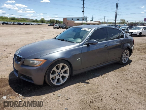 2006 BMW 3 Series 330i with VIN WBAVB33546PS05598, listed as a Copart auction lot 56436175 with 123,157 mi miles and Salvage title. Bid and sale history available at DreamBid. Image 1.