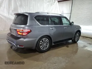 2023 Nissan Armada SL z VIN JN8AY2BC4P9181369, wystawiony jako Copart lot #51618665 z przebiegiem 61 497 mil mil oraz Czysty tytuł • Clean title. Historia ofert i sprzedaży dostępna na DreamBid. Obrazek 3.