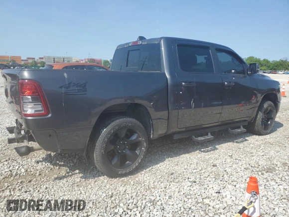 2020 Ram 1500 Big Horn with VIN 1C6SRFFT7LN103207, listed as a Copart auction lot 55208895 with 71,610 mi miles and Salvage title. Bid and sale history available at DreamBid. Image 3.