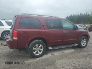 2011 Nissan Armada Platinum z VIN 5N1AA0NC7BN616705, wystawiony jako Copart lot #56885475 z przebiegiem 203 584 mil mil oraz Tytuł czysty. Historia ofert i sprzedaży dostępna na DreamBid. Obrazek 3.