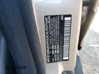 2004 Mercedes-Benz C 230 Kompressor with VIN WDBRF40J14F485417, listed as a Copart auction lot 43089575 with 53,918 mi miles and Salvage Title. Bid and sale history available at DreamBid. Image 12.