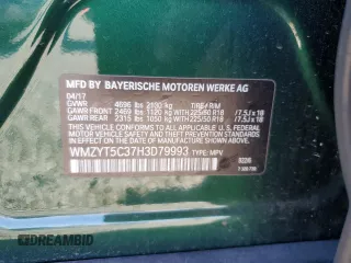 2017 MINI Countryman Cooper S with VIN WMZYT5C37H3D79993, listed as a Copart auction lot 79229424 with 66,614 mi miles and Salvage Title. Bid and sale history available at carsss.com. Image 15.