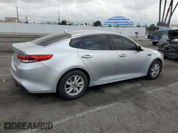 2017 Kia Optima LX with VIN 5XXGT4L36HG143791, listed as a Copart auction lot 54259095 with 129,164 mi miles and Clean Title. Bid and sale history available at carsss.com. Image 3.