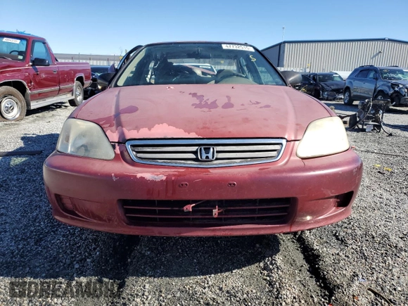 2000 Honda Civic LX with VIN 2HGEJ6670YH596097, listed as a Copart auction lot 47732515 with 269,184 mi miles and Non Repairable. Bid and sale history available at carsss.com. Image 5.