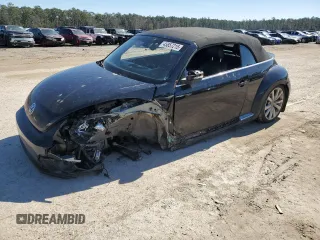 2014 Volkswagen Beetle 1.8T w/Premium z VIN 3VW517AT6EM816698, wystawiony jako Copart lot #45857215 z przebiegiem 52 782 mil mil oraz Szkoda całkowita • Salvage title. Historia ofert i sprzedaży dostępna na DreamBid. Obrazek 1.