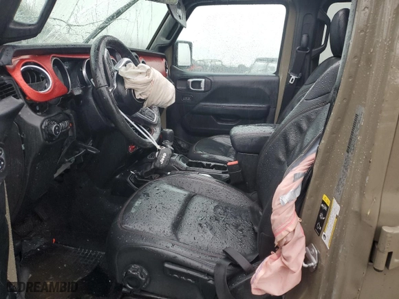 2020 Jeep Gladiator Rubicon with VIN 1C6JJTBGXLL195127, listed as a Copart auction lot 87085074 with 94,362 mi miles and Salvage Title. Bid and sale history available at carsss.com. Image 7.