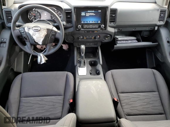 2024 Nissan Frontier S with VIN 1N6ED1CL7RN670390, listed as a Copart auction lot 53747085 with 2,573 mi miles and Salvage title. Bid and sale history available at DreamBid. Image 8.