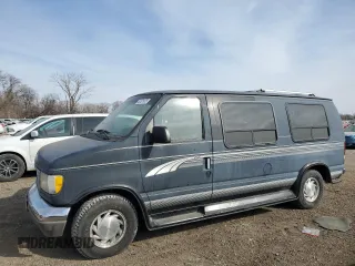 1995 Ford Econoline Cargo with VIN 1FDEE14N2SHA25954, listed as a Copart auction lot 44101475 with 191,730 mi miles and Salvage Title. Bid and sale history available at carsss.com. Image 1.
