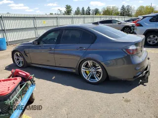 2015 BMW M3 with VIN WBS3C9C54FP804665, listed as a Copart auction lot 50595684 with 92,272 mi miles. Bid and sale history available at carsss.com. Image 2.