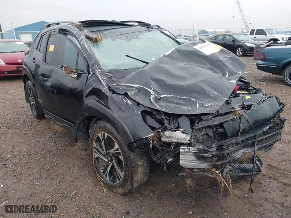 2024 Subaru Crosstrek Premium with VIN JF2GUADC8RH242709, listed as a IAAI auction lot 40847019 with 1 mi miles. Bid and sale history available at carsss.com. Image 6.