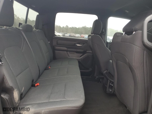2024 Ram 1500 Tradesman with VIN 1C6SRFGT3RN177618, listed as a Copart auction lot 44201155 with 6,651 mi miles and Salvage Title. Bid and sale history available at carsss.com. Image 10.