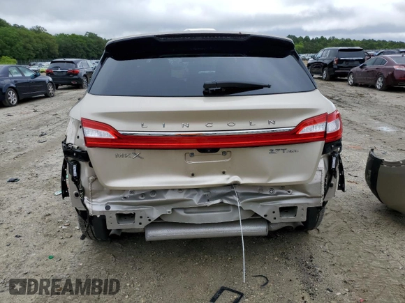 2017 Lincoln MKX Reserve с VIN 2LMPJ8LP3HBL29739, выставлен на аукционе Copart как лот 56948415 с пробегом 24 369 миль миль и Списание • Salvage title. История ставок и продаж доступна на DreamBid. Изображение 6.