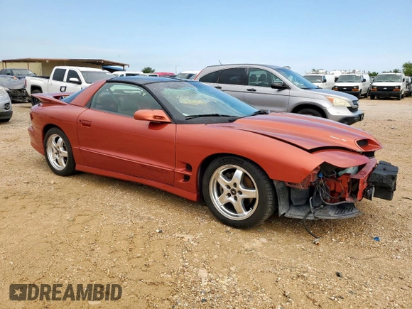 2002 Pontiac Firebird Formula with VIN 2G2FV22G622120277, listed as a Copart auction lot 58409765 with Not provided miles and Salvage title. Bid and sale history available at DreamBid. Image 4.